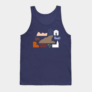 Journey around the grizzly Tank Top